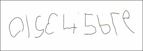 Early number sense - example 1