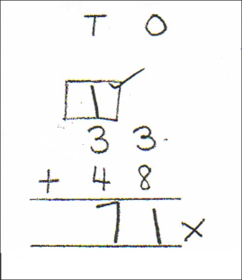 Place value - 2 digit addition